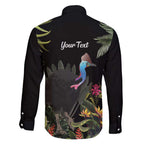 Personalised Australia Cassowary Family Matching Mermaid Dress and Hawaiian Shirt Dinosaur Bird - Rainforest Vibes