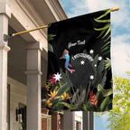 Personalised Australia Cassowary Garden Flag Dinosaur Bird - Rainforest Vibes