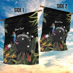 Personalised Australia Cassowary Garden Flag Dinosaur Bird - Rainforest Vibes