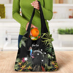 Personalised Australia Cassowary Grocery Bag Dinosaur Bird - Rainforest Vibes