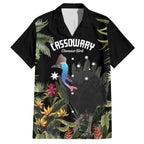 Personalised Australia Cassowary Hawaiian Shirt Dinosaur Bird - Rainforest Vibes