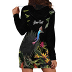 Personalised Australia Cassowary Hoodie Dress Dinosaur Bird - Rainforest Vibes