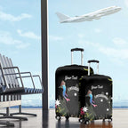 Personalised Australia Cassowary Luggage Cover Dinosaur Bird - Rainforest Vibes