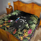 Personalised Australia Cassowary Quilt Dinosaur Bird - Rainforest Vibes