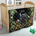 Personalised Australia Cassowary Quilt Dinosaur Bird - Rainforest Vibes