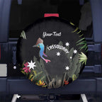 Personalised Australia Cassowary Spare Tire Cover Dinosaur Bird - Rainforest Vibes