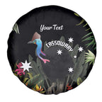 Personalised Australia Cassowary Spare Tire Cover Dinosaur Bird - Rainforest Vibes