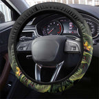 Australia Cassowary Steering Wheel Cover Dinosaur Bird - Rainforest Vibes