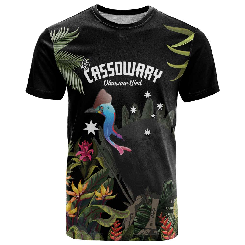 Personalised Australia Cassowary T Shirt Dinosaur Bird - Rainforest Vibes