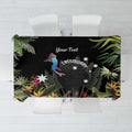 Personalised Australia Cassowary Tablecloth Dinosaur Bird - Rainforest Vibes