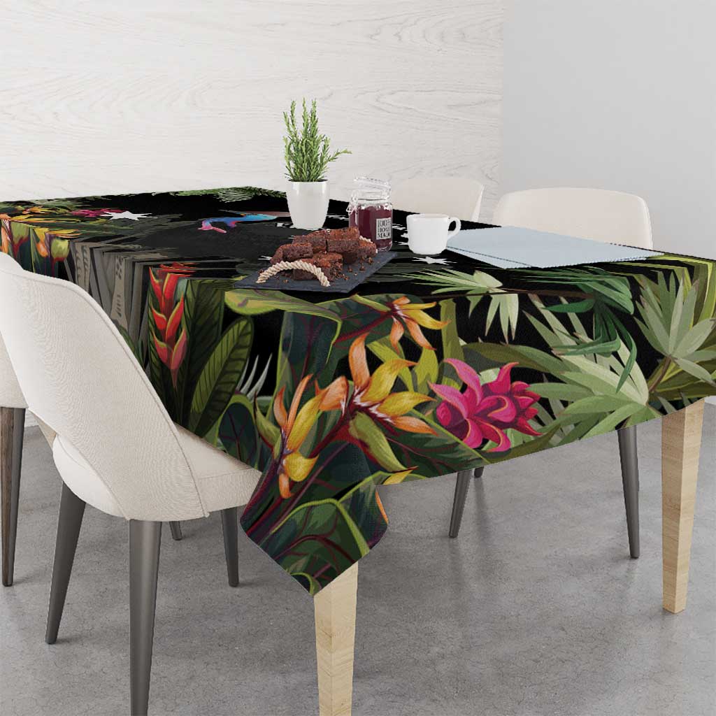 Personalised Australia Cassowary Tablecloth Dinosaur Bird - Rainforest Vibes