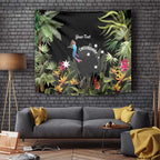 Personalised Australia Cassowary Tapestry Dinosaur Bird - Rainforest Vibes