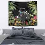 Personalised Australia Cassowary Tapestry Dinosaur Bird - Rainforest Vibes