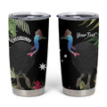 Personalised Australia Cassowary Tumbler Cup Dinosaur Bird - Rainforest Vibes
