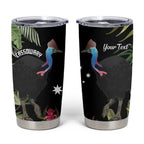 Personalised Australia Cassowary Tumbler Cup Dinosaur Bird - Rainforest Vibes
