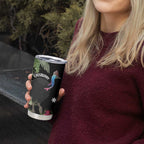 Personalised Australia Cassowary Tumbler Cup Dinosaur Bird - Rainforest Vibes