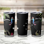 Personalised Australia Cassowary Tumbler Cup Dinosaur Bird - Rainforest Vibes