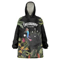 Personalised Australia Cassowary Wearable Blanket Hoodie Dinosaur Bird - Rainforest Vibes