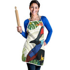 Cassowary Australia Apron Tropical Flowers Mix Aboriginal Art - Aussie Hoodie