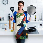 Cassowary Australia Apron Tropical Flowers Mix Aboriginal Art - Aussie Hoodie