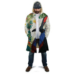 Cassowary Australia Cloak Tropical Flowers Mix Aboriginal Art - Aussie Hoodie