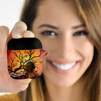 Keeper Of The Rainforest Cassowary AirPods Case Aboriginal Art - Aussie Hoodie