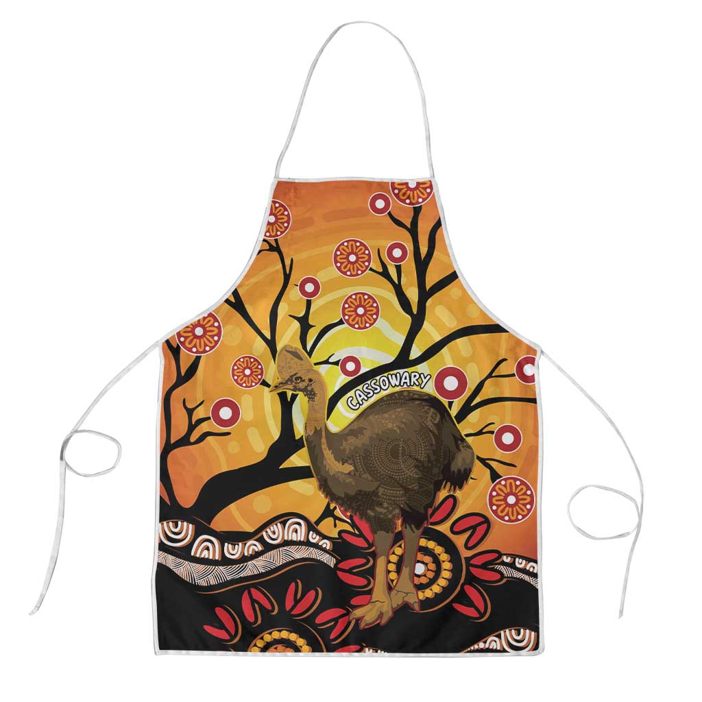 Keeper Of The Rainforest Cassowary Apron Aboriginal Art - Aussie Hoodie
