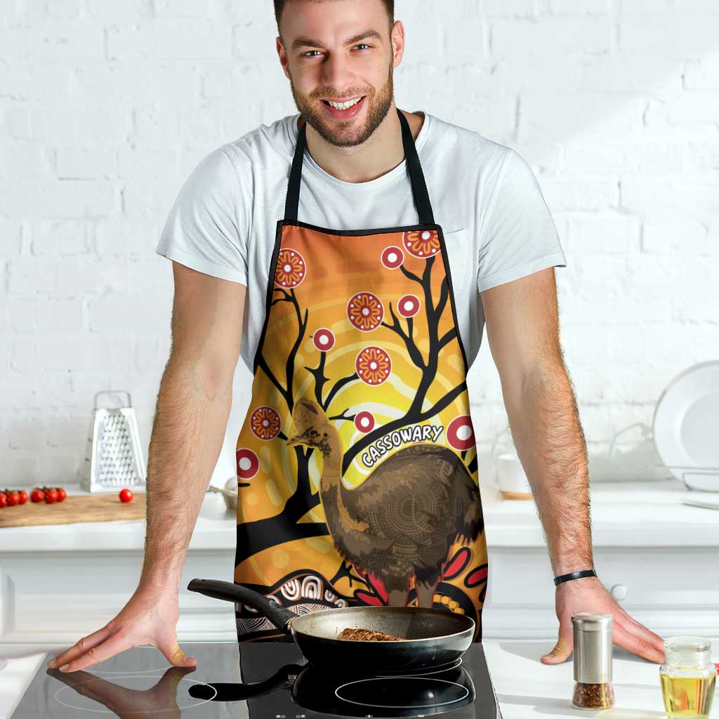 Keeper Of The Rainforest Cassowary Apron Aboriginal Art - Aussie Hoodie