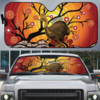Keeper Of The Rainforest Cassowary Auto Sun Shade Aboriginal Art - Aussie Hoodie
