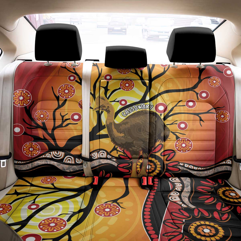 Keeper Of The Rainforest Cassowary Back Car Seat Cover Aboriginal Art