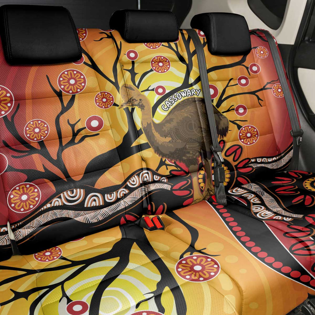 Keeper Of The Rainforest Cassowary Back Car Seat Cover Aboriginal Art