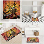 Keeper Of The Rainforest Cassowary Bathroom Set Aboriginal Art - Aussie Hoodie