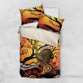 Keeper Of The Rainforest Cassowary Bedding Set Aboriginal Art