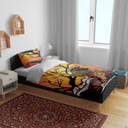 Keeper Of The Rainforest Cassowary Bedding Set Aboriginal Art