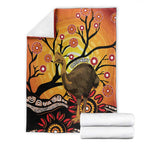 Keeper Of The Rainforest Cassowary Blanket Aboriginal Art