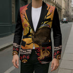 Keeper Of The Rainforest Cassowary Blazer Aboriginal Art - Aussie Hoodie