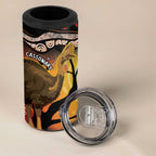 Keeper Of The Rainforest Cassowary 4 in 1 Can Cooler Tumbler Aboriginal Art
