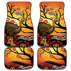 Keeper Of The Rainforest Cassowary Car Mats Aboriginal Art