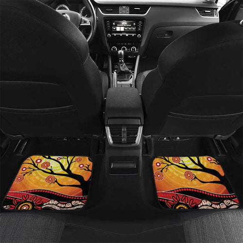 Keeper Of The Rainforest Cassowary Car Mats Aboriginal Art