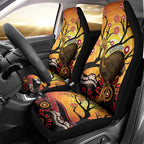 Keeper Of The Rainforest Cassowary Car Seat Cover Aboriginal Art