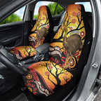 Keeper Of The Rainforest Cassowary Car Seat Cover Aboriginal Art