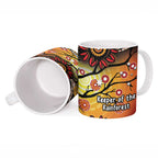Keeper Of The Rainforest Cassowary Ceramic Mug Aboriginal Art - Aussie Hoodie