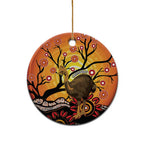 Keeper Of The Rainforest Cassowary Ceramic Ornament Aboriginal Art - Aussie Hoodie