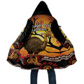 Keeper Of The Rainforest Cassowary Cloak Aboriginal Art - Aussie Hoodie