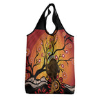 Keeper Of The Rainforest Cassowary Grocery Bag Aboriginal Art