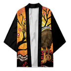 Keeper Of The Rainforest Cassowary Kimono Aboriginal Art - Aussie Hoodie