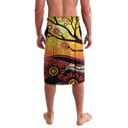 Keeper Of The Rainforest Cassowary Lavalava Aboriginal Art