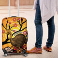 Keeper Of The Rainforest Cassowary Luggage Cover Aboriginal Art