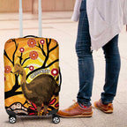 Keeper Of The Rainforest Cassowary Luggage Cover Aboriginal Art