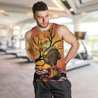 Keeper Of The Rainforest Cassowary Men Tank Top Aboriginal Art
